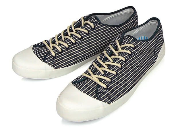YMC Striped Plimsole Canvas Shoe