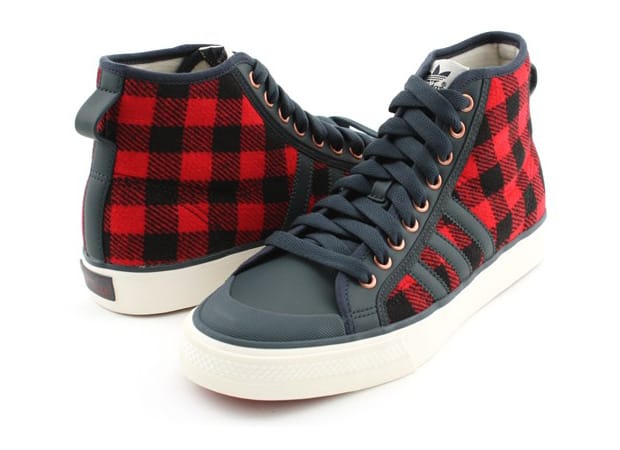 adidas checkered shoes