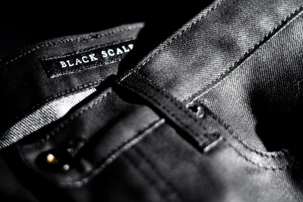Black Scale Waxed Denim Preview