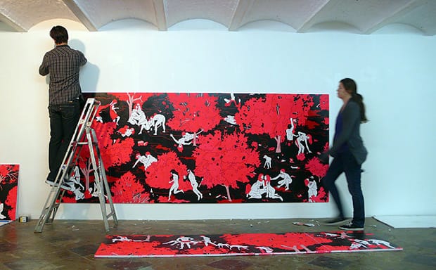 Cleon Peterson "Unconsoled" Exhibition Brussels