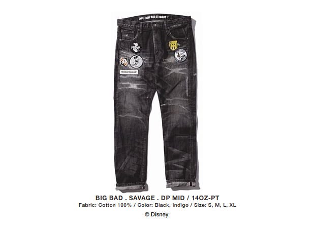 Disney x NEIGHBORHOOD BIG BAD SAVAGE DENIM