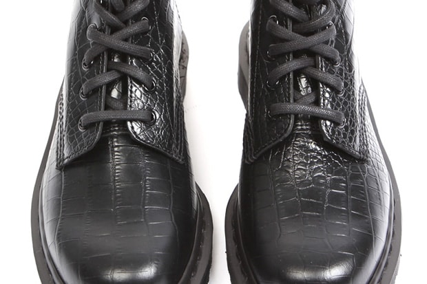 Dr. Martens Croc Leather Boots