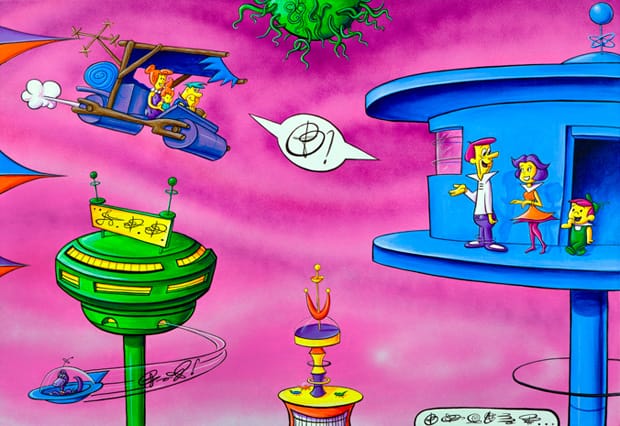 Kenny Scharf Barberadise Exhibition