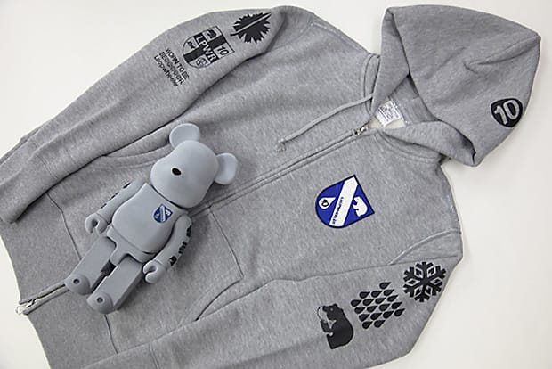Medicom Toy x Loopwheeler Bearbrick and Fleece Set