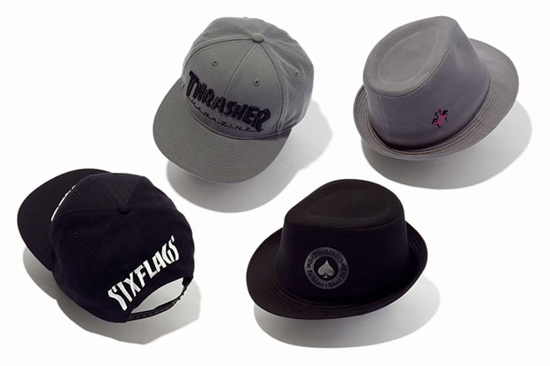 Six Flags x Thrasher Magazine Hat Collection
