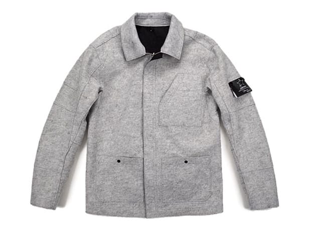 Stone Island Shadow Modular Reversible Felt Jacket
