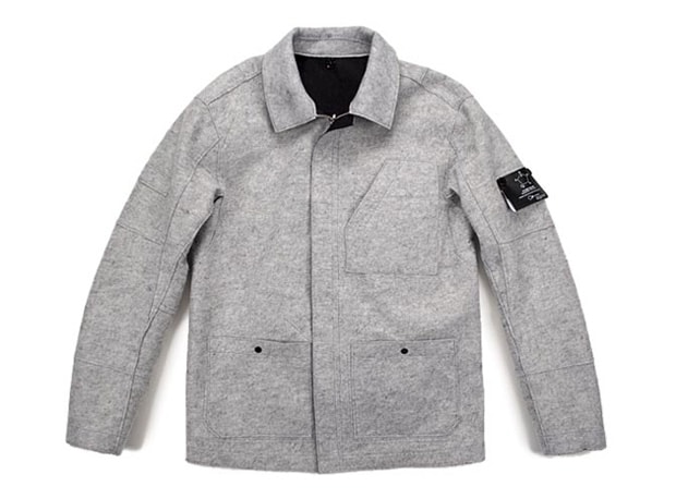 Stone Island Shadow Modular Reversible Felt Jacket