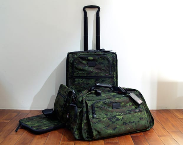 tumi camouflage luggage