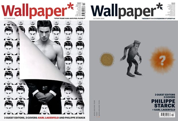 Wallpaper Magazine - Guest Editor Issue with Karl Lagerfeld & Philippe Starcks