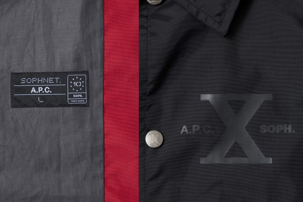 A.P.C. x SOPH. 10th Anniversary Coach Jacket