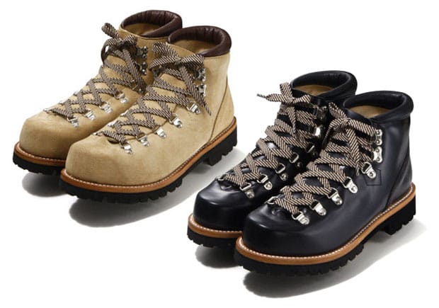 A Bathing Ape Mountain Soldier Hiking Boots