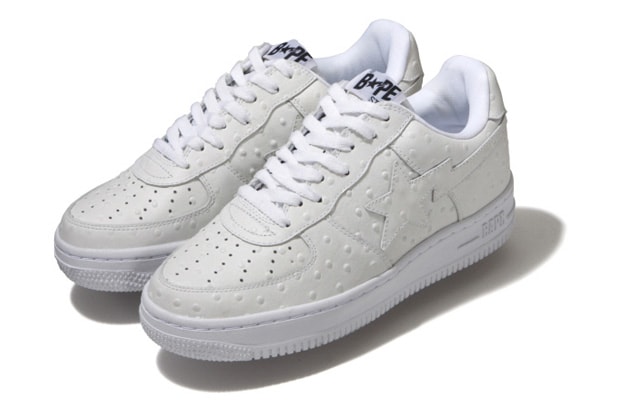 A Bathing Ape "Ostrich" Bapesta Pack