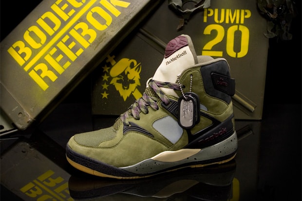 Bodega x Reebok Pump 20th Anniversary Sneakers