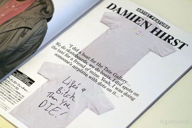 Damien Hirst for Supreme Spot Decks and Box Logo Tee