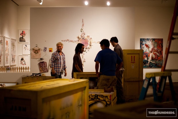 David Choe for Giant Robot Biennale Exhibition Preview (NSFW)