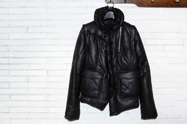Diet Butcher Slim Skin Goatskin Blouson Down Jacket