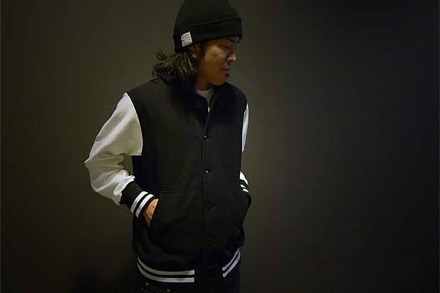 HAVEN x Reigning Champ Fleece Varsity Jacket