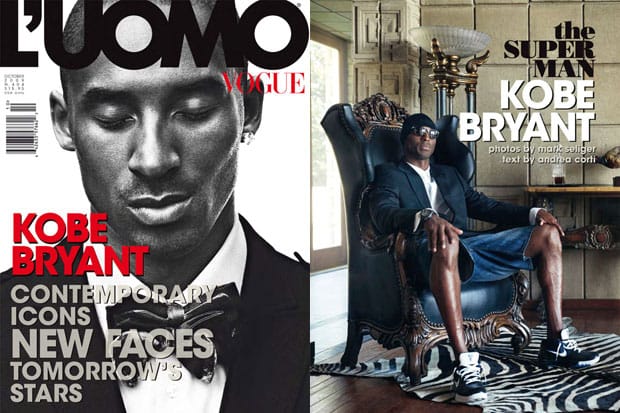 L'Uomo Vogue 2009 October Issue featuring Kobe Bryant