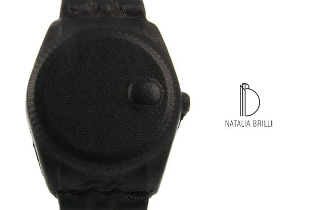 Natalia Brilli Leather Watch Bracelet 