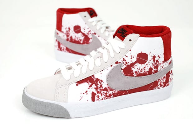 nike sb blazer blood splatter