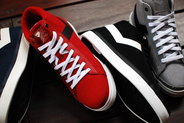 WMNS) PONY Atop Sneakers White/Red 02W1AT04RW - KICKS CREW