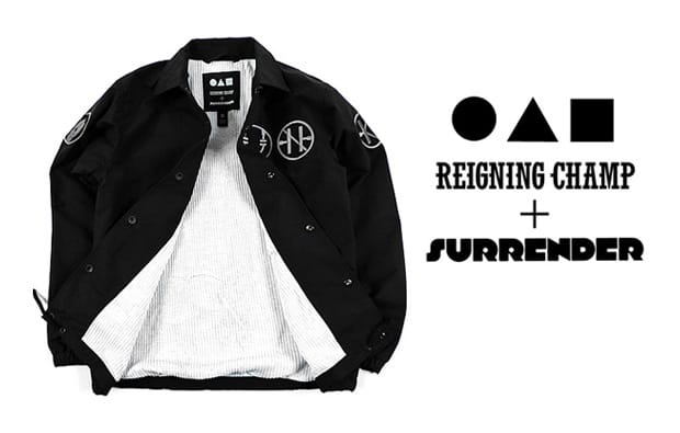 Surrender x Reigning Champ Thermal Lined 3XDRY Coaches Jacket