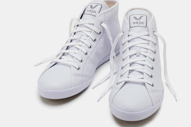 Veja Footwear "The Grid" Leather Sneakers