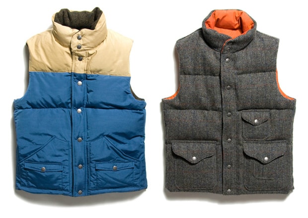 Waste(Twice) Harris Tweed Down Vest