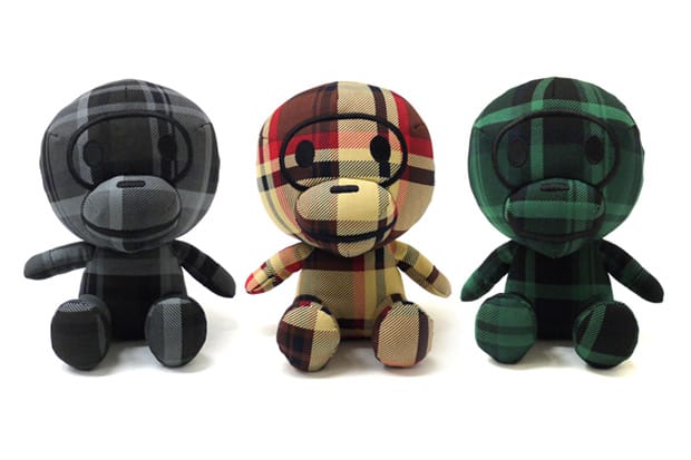 A Bathing Ape Bapecheck Baby Milo Toy