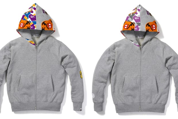 A Bathing Ape Shop Color Tiger Hoodie New York / Los Angeles