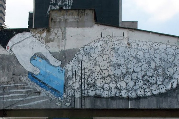 Blu Installation in Bogota