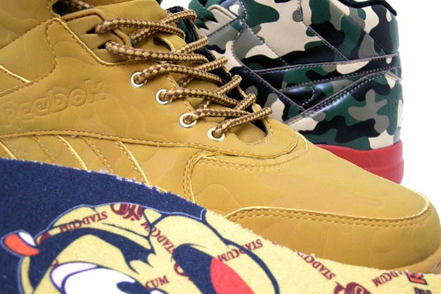 CHAPTER x STADIUM x Reebok Reverse Jam "Camouflage" Collection