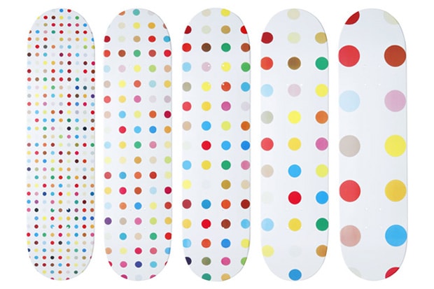 Damien Hirst for Supreme Skate Decks & Box Logo Tee