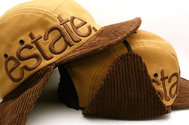 estate LA Corduroy Flap 5 Panel Cap