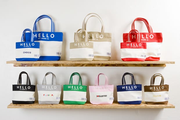 FLAVOR x Porter "Hello My Name Is" Tote Bag Collection