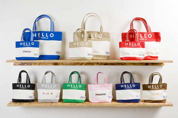 FLAVOR x Porter "Hello My Name Is" Tote Bag Collection