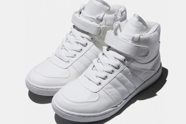 Hare White Hi Top Sneakers