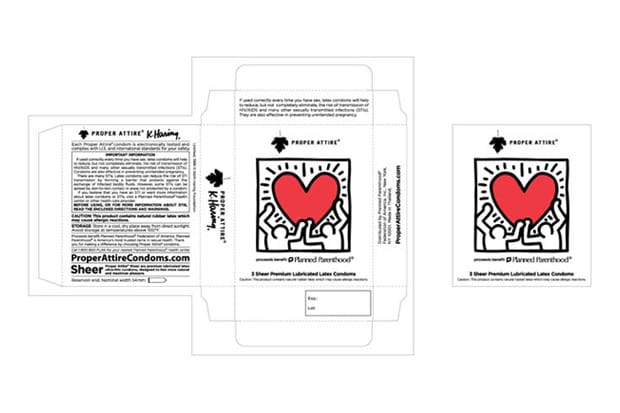 Keith Haring for PROPER ATTIRE Condoms