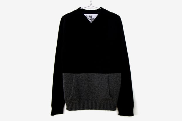 Kim Jones Archive V-Neck Kangaroo Knit Sweater