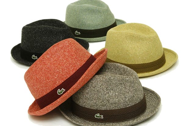 Lacoste Wool Mannish Hat Collection