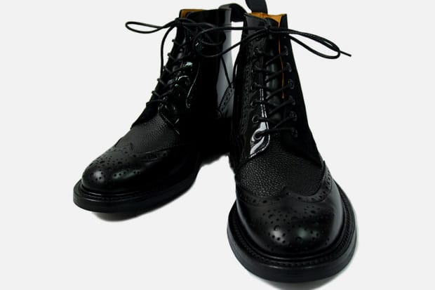 NEPENTHES x Tricker's Multi-Tone Brogue Boot