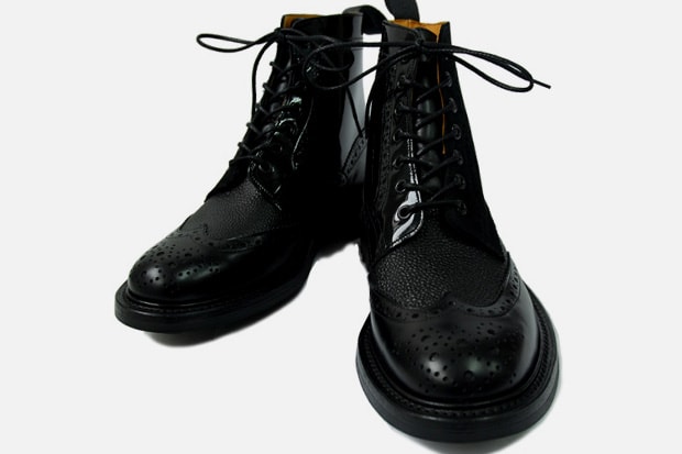 NEPENTHES x Tricker's Multi-Tone Brogue Boot