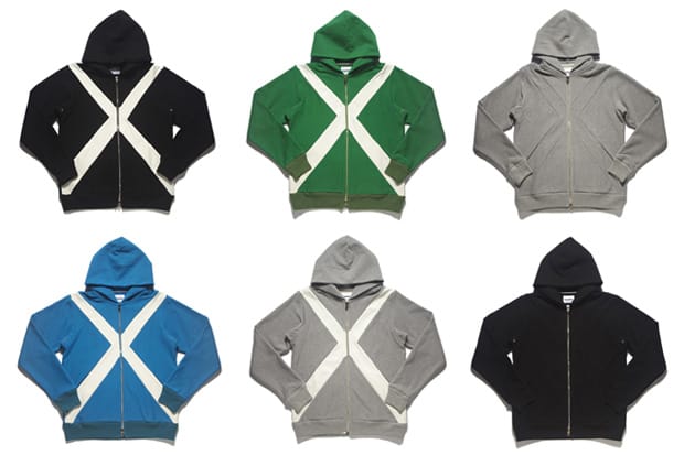 OriginalFake "X" Zip-Down Hoodies