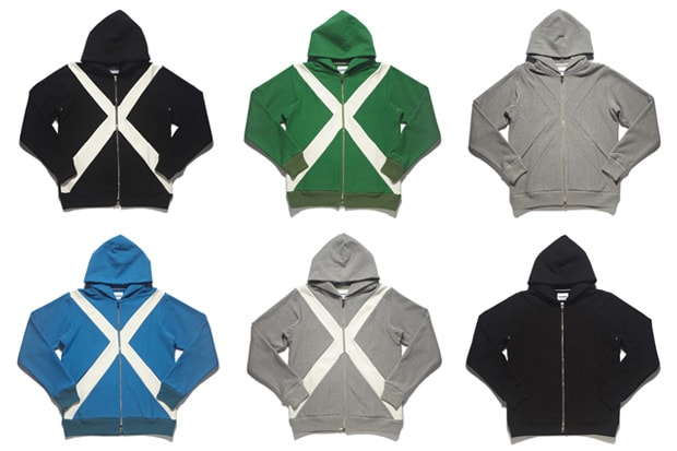 OriginalFake "X" Zip-Down Hoodies
