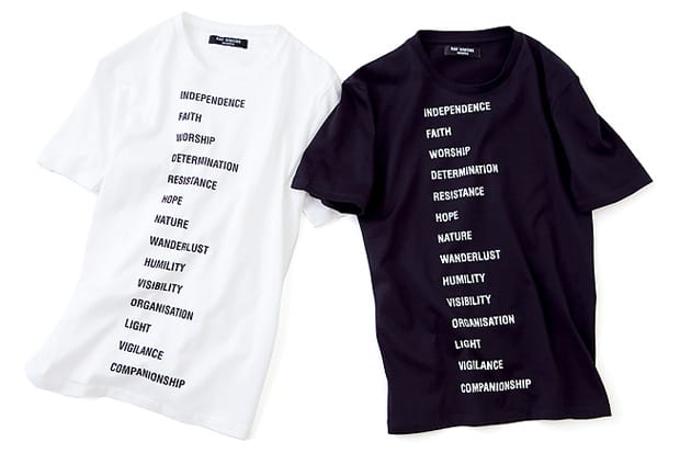 Raf Simons Tokyo 1st Anniversary T-shirt