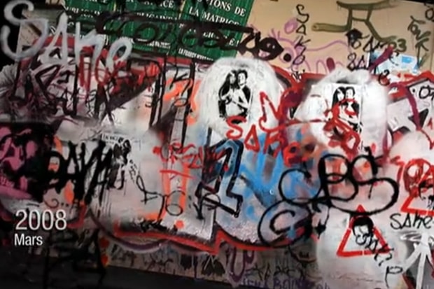 3D Graffiti Animation Outside Serge Gainsbourg's Home