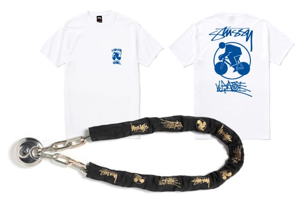 W-BASE x Stussy Tee and Chain Lock
