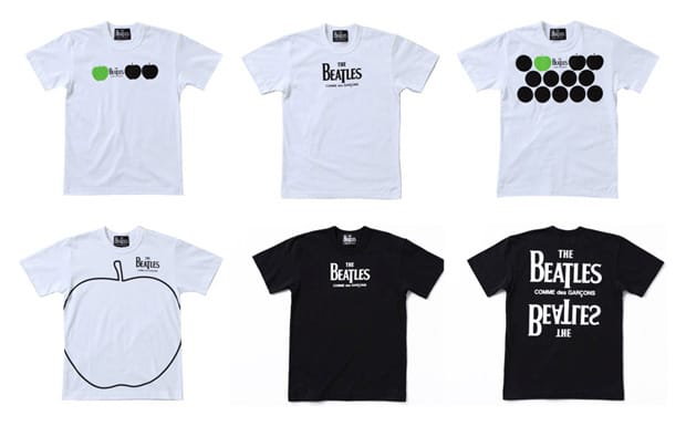 comme des garcons beatles t shirt