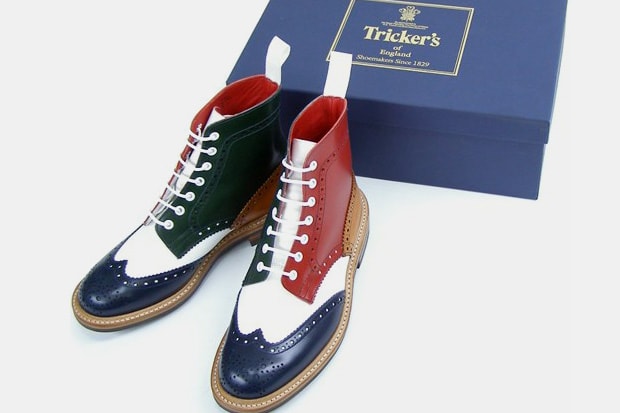 Tricker's Multi-Color Brogue Boots