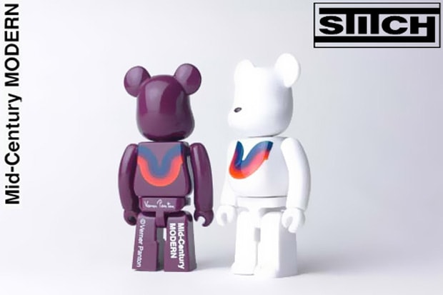 Verner Panton x Mid-Century Modern MEDICOM TOY BEARBRICK